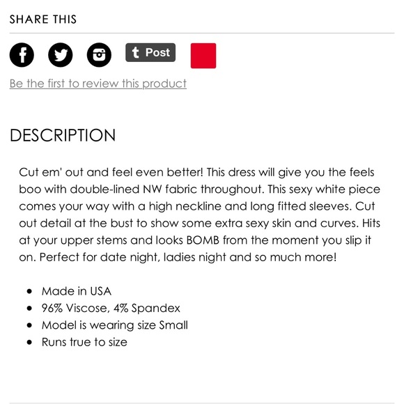 NAKED WARDROBE DRESS - Picture 4 of 5